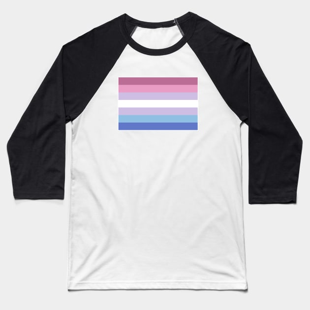 Bigender Flag Baseball T-Shirt by AnnaBanana